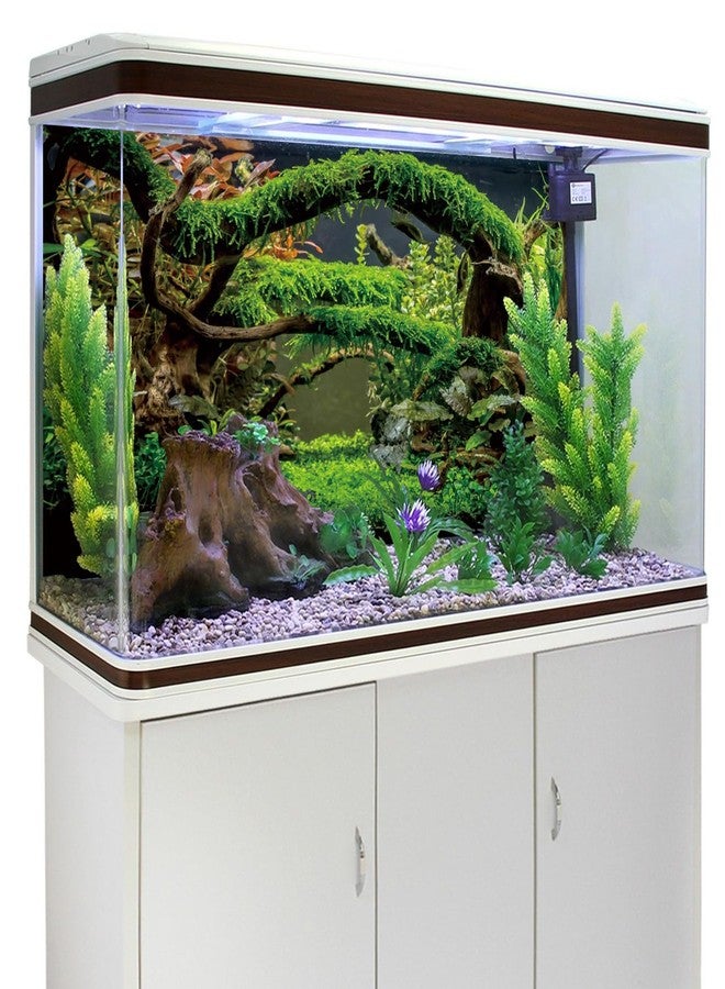 AWERT 48x24 inches Aquarium Background Branches Terrarium Background Aquatic Plant River Bed & Lake Fish Tank Background Vinyl Background - Image 3